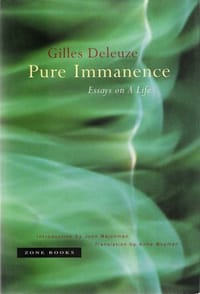 书籍 Pure Immanence的封面