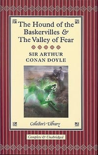 书籍 "The Hound of the Baskervilles" and "The Valley of Fear" (精装)的封面