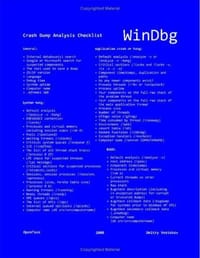 WinDbg - Dmitry Vostokov