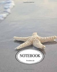 Notebook: Starfish: Pocket Notebook Journal Diary, 110 Pages, 8" X 10" Notebook Lined, Blank No Lined