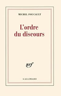 书籍 L'ordre du discours的封面