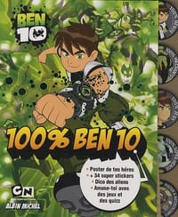 100% Ben 10- Album a Spirale + Autocollants