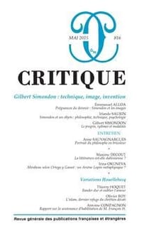 Critique 2015/5 (n° 816) - Collectif