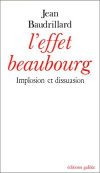书籍 L'effet Beaubourg的封面