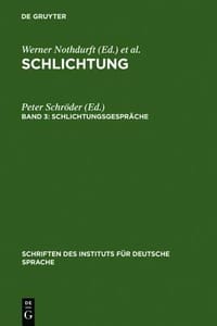 Schlichtungsgesprache
