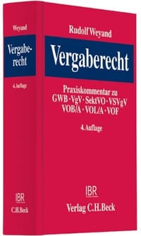 Praxiskommentar Vergaberecht