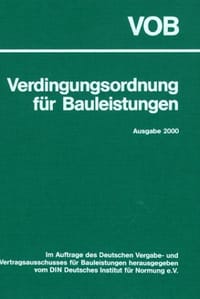 VOB. Verdingungsordnung für Bauleistungen 2000. Gesamtausgabe. Design Principles and Patterns.