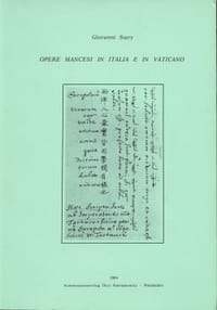 Opere Mancesi in Italia e in Vaticano