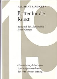 "Blätter für die Kunst"
