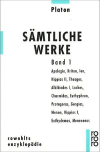 Platon. Sämtliche Werke Bd. 1