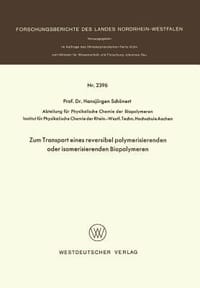 Zum Transport Eines Reversibel Polymerisierenden Oder Isomerisierenden Biopolymeren
