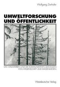 Umweltforschung Und Offentlichkeit