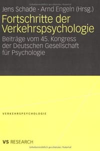 Fortschritte Der Verkehrspsychologie