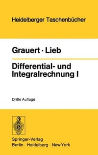 Differential- und Integralrechnung, 第1 卷