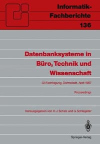 Proc of the Informatik Fachberichte 136 "Datenbanksysteme in