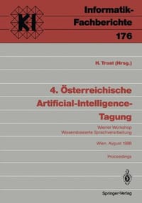 4. Osterreichische Artificial Intelligence Tagung