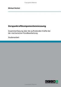 Zerspankraftkomponentenmessung