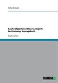 Kaufkraftparitatentheorie