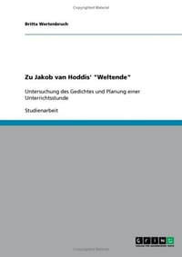 Zu Jakob Van Hoddis' "Weltende"