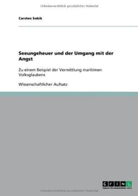 Seeungeheuer Und Der Umgang Mit Der Angst