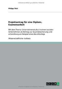 Projektantrag F R Eine Diplom-, Examensarbeit