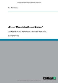 Dieser Mensch Hat Keine Grenze."