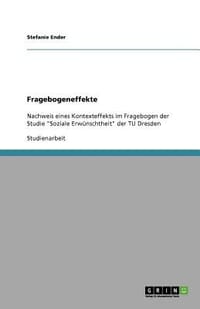 Fragebogeneffekte