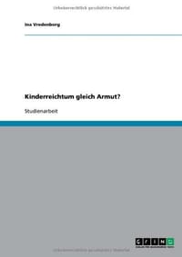 Kinderreichtum Gleich Armut?