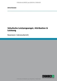 Schulische Leistungsangst, Attribution & Leistung