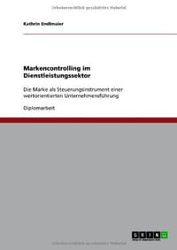 Markencontrolling Im Dienstleistungssektor