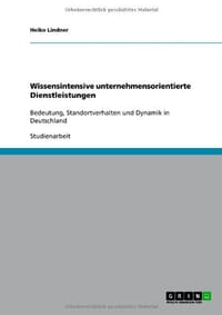 Wissensintensive Unternehmensorientierte Dienstleistungen