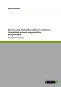 Formen Und Themenbereiche Im Modernen Deutschrap Anhand Ausgew Hlter Beispieltexte