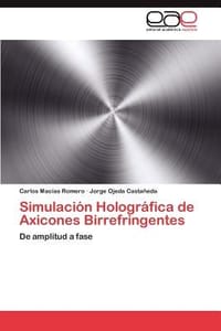 Simulaci N Hologr Fica de Axicones Birrefringentes