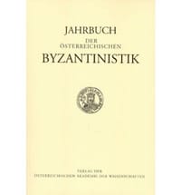 Jahrbuch Der Osterreichischen Byzantinistik, Band 56