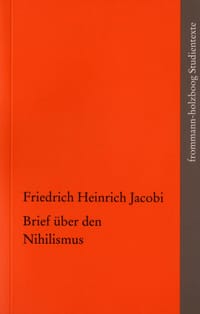 Friedrich Heinrich Jacobi: Brief über den Nihilismus