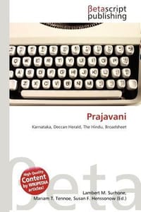 Prajavani - Surhone, Lambert M.; Tennoe, Mariam T.; Henssonow, Susan F.