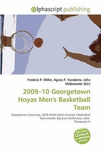 2009-10 Georgetown Hoyas Men's Basketball Team