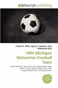 1894 Michigan Wolverines Football Team