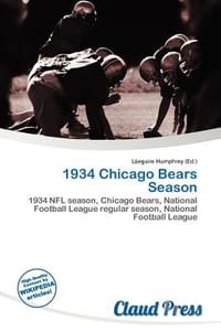 1934 Chicago Bears Season - Humphrey, L. Egaire