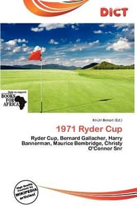 1971 Ryder Cup - Benoit, Kn Tr