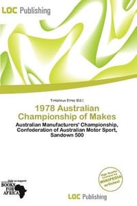 1978 Australian Championship of Makes - Elmo, Timoteus
