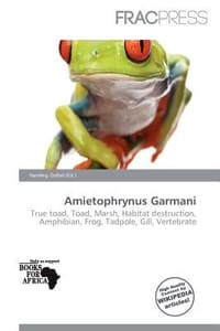 Amietophrynus Garmani - Ozihel, Harding
