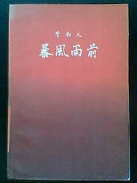 书籍 暴风雨前的封面