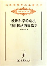 书籍 欧洲科学的危机与超越论的现象学的封面