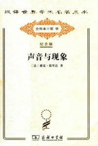 书籍 声音与现象的封面