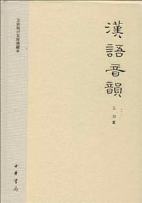 书籍 汉语音韵的封面