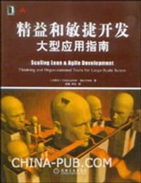 书籍 精益和敏捷开发大型应用指南的封面