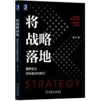 书籍 将战略落地：重新定义目标驱动与执行的封面
