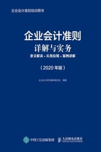 书籍 企业会计准则详解与实务（2020年版）的封面