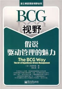 书籍 BCG视野假说驱动管理的魅力的封面